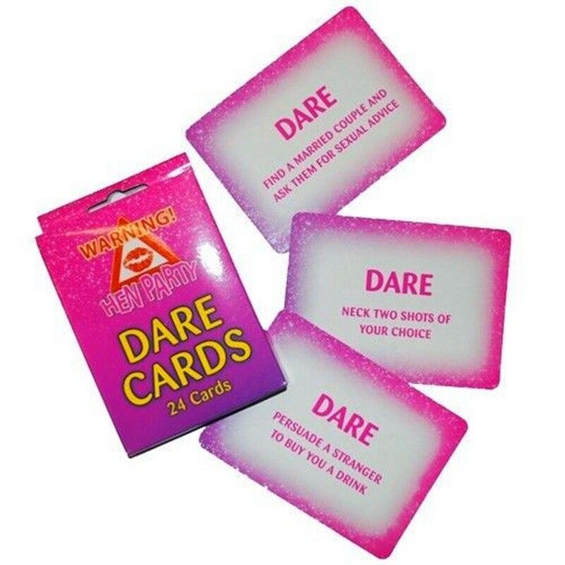 24Pcs Cards Hen Party Dare Sex Cards Games Bachelorette Party Cards