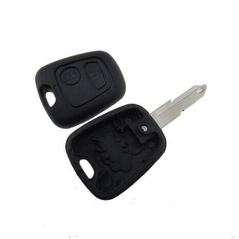 2 Button Remote Fob Shell Key for Peugeot 106 107 206 207 407 806