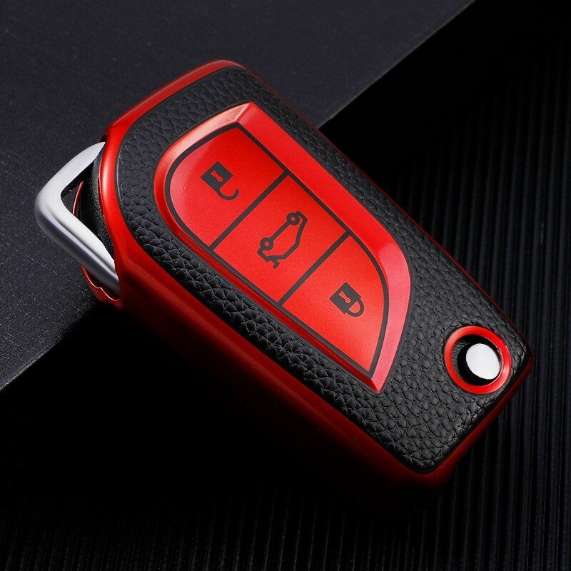 TPU Key Fob Case Cover for Toyota Corolla Levin Verso Yaris 2014 Auris Aygo RAV4