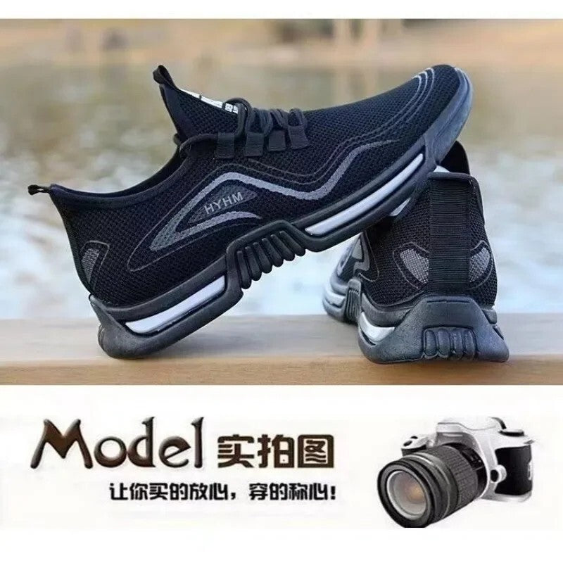 Men's shoes, new summer breathable mesh casual shoes, odor resistant soft sole