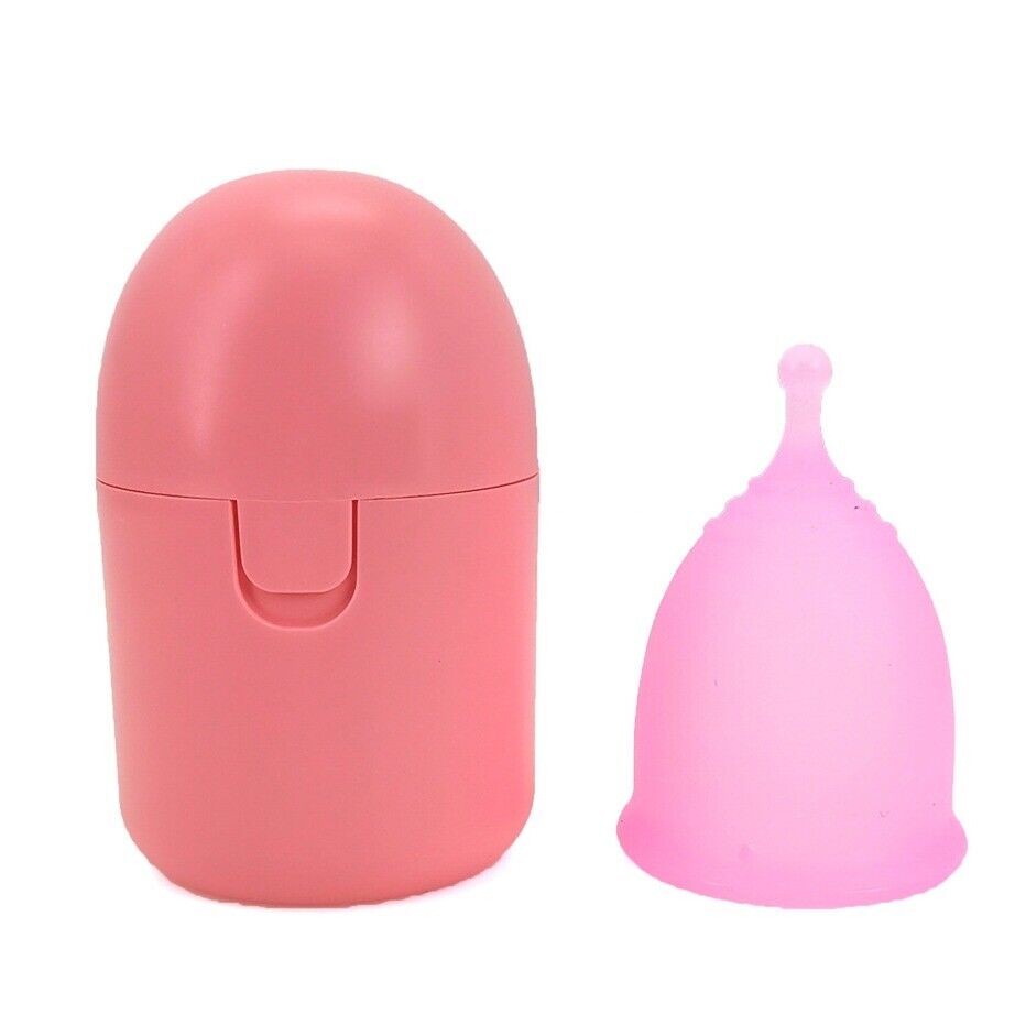 Menstrual Period Cup with Storage Case Portable Women Period Cup