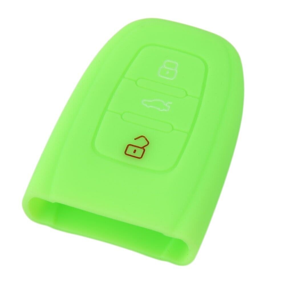 3 Button Silicone Key Cover Case Holder for Audi A3 A4 A6 A8 TT