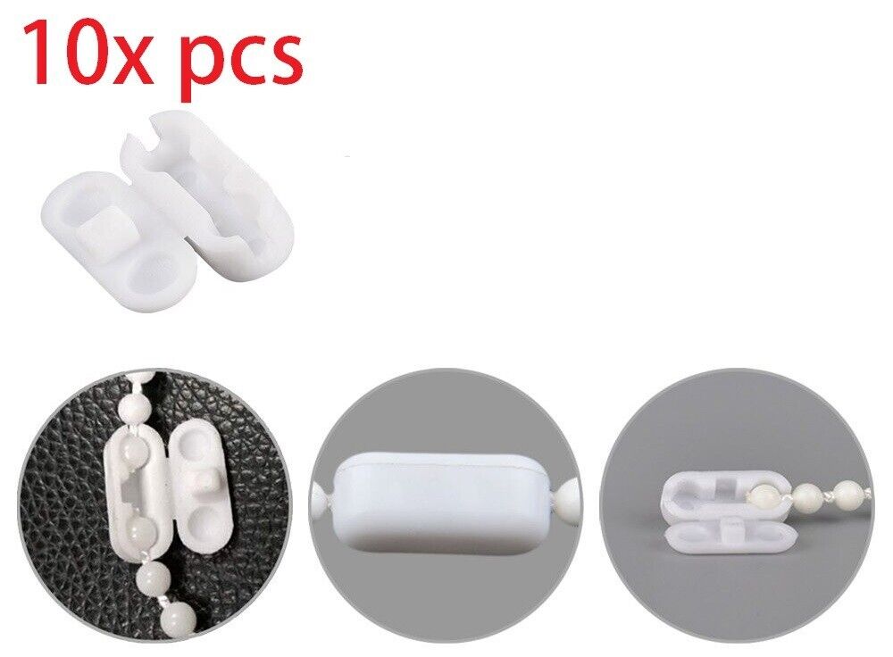 10x Roller Blinds Pull Cord Connector Curtain Chain Connector for Vertical Blind