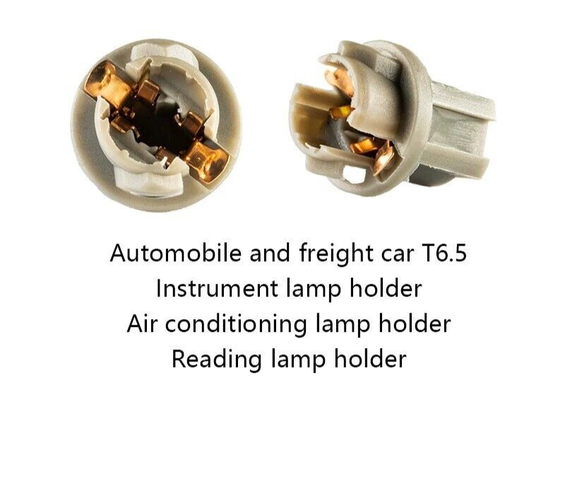 1x W2 Signal Lamp T6.5 Twist Socket Instrument Panel Cluster Socket Lamp Holder
