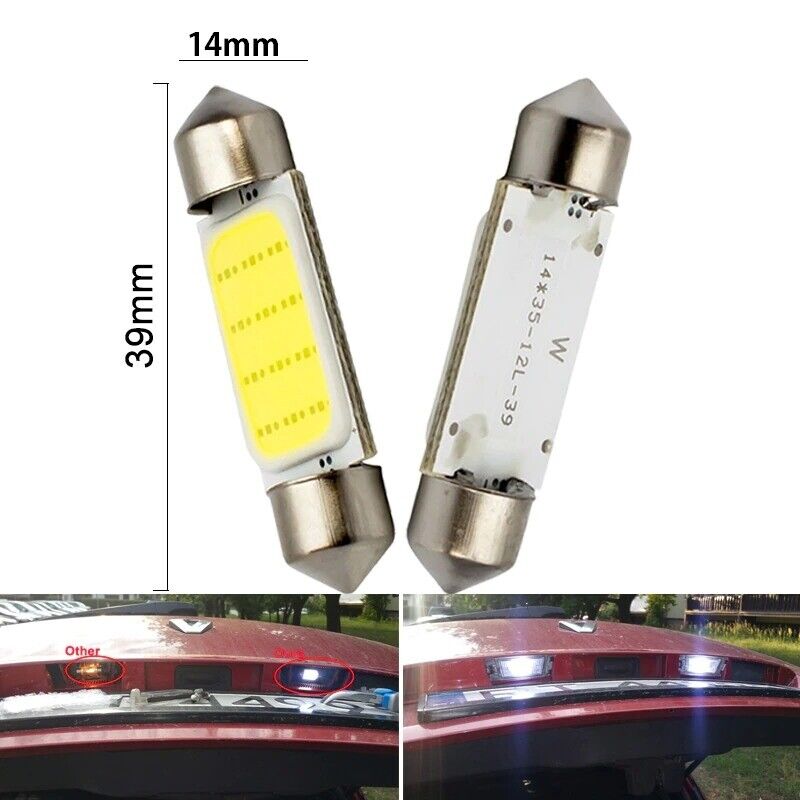 1x C5W Festoon Led Bulb Light for Car Number Plate Interior Reading Light 4 Type