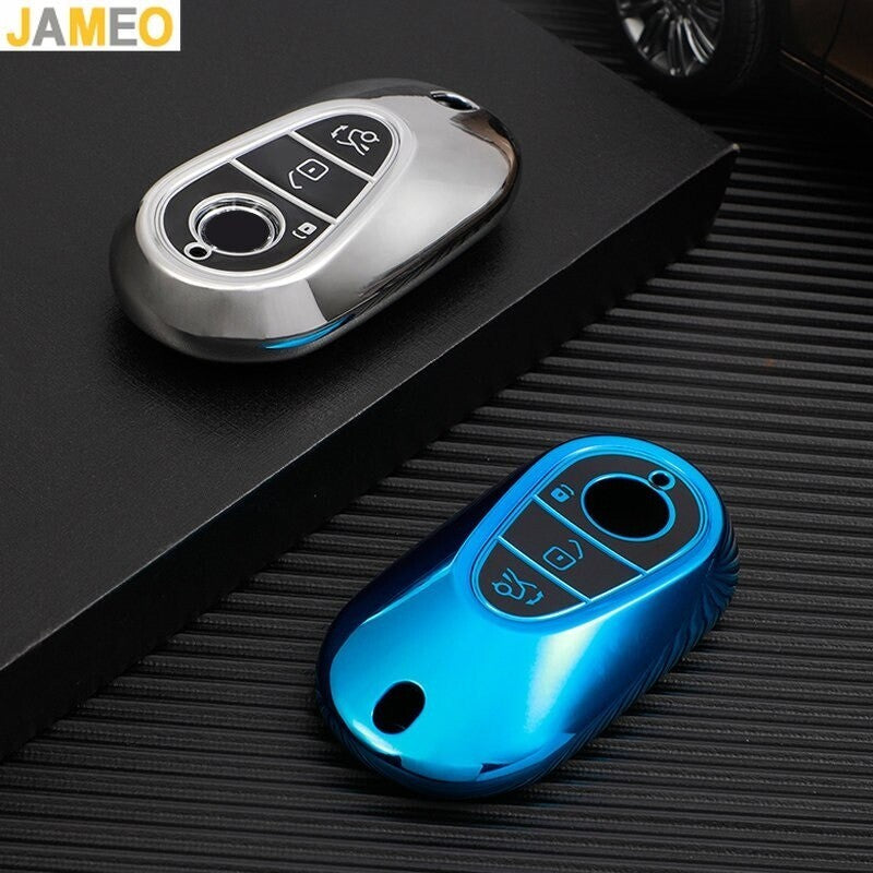 TPU Key Fob Case Cover for Mercedes Benz 2021 C /S Class W223 W206 S350L S400L