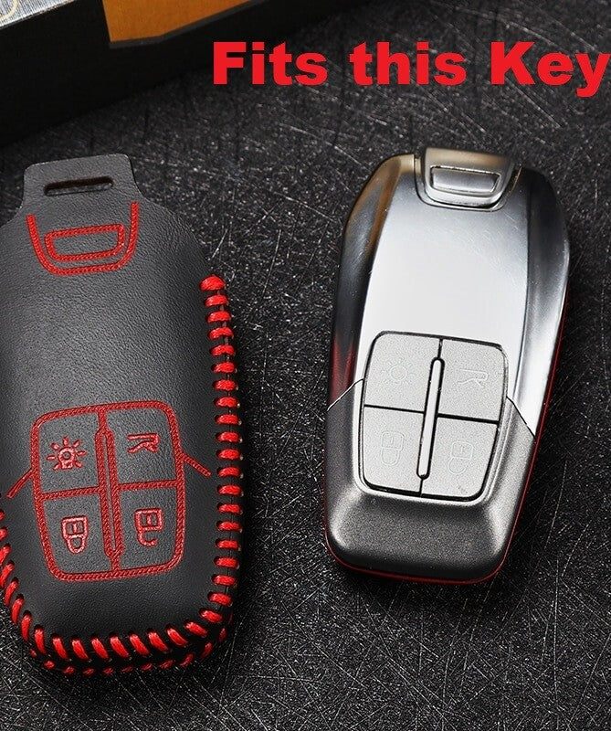 Remote Key Fob Case Cover with Luxury Chain fits Ferrari 488 2017 2018