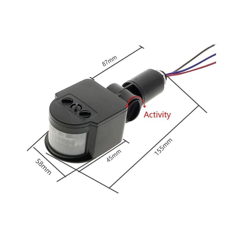 Infrared PIR Motion Sensor Switch AC110V 220V for Light Control