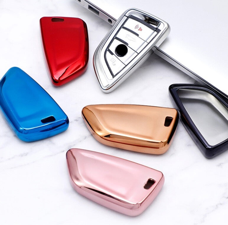 TPU Remote Key Fob Case Cover for BMW X1 X5 X6 X5M X6M F Class 1 2 7 Series