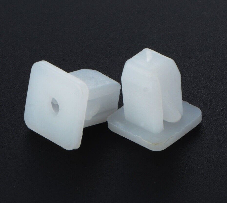 40x Car  Bumper Hold Square Plastic Clips 14x15x8mm Fasteners