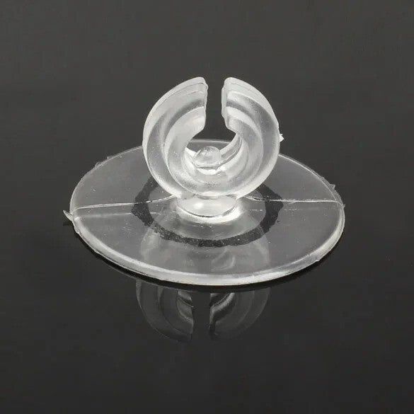 10x Aquarium Suction Cup Holder Fish Tank Sucker for 4/6mm Air Line Pipe Tube