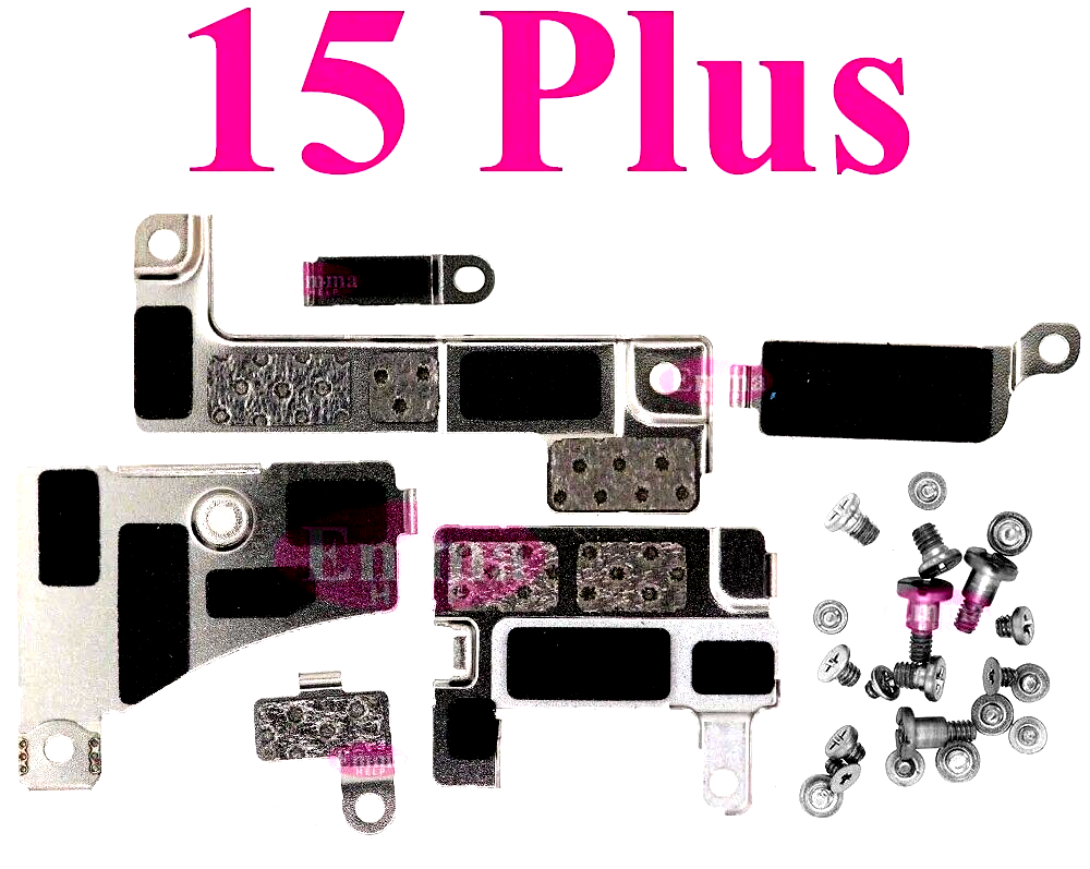 Inner Metal Cover Plate Mainboard inner Iron with Screws for iPhone 15 Plus Pro