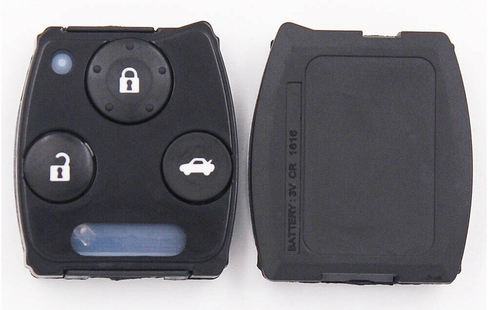 Key Shell Fob Pad for Honda Accord Civic 2008 CRV Pilot Jazz Odyssey
