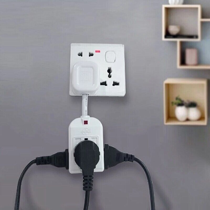 Universal Extension Socket US/EU/UK/AU/CN Plug 10A 250V Wireable Adapter