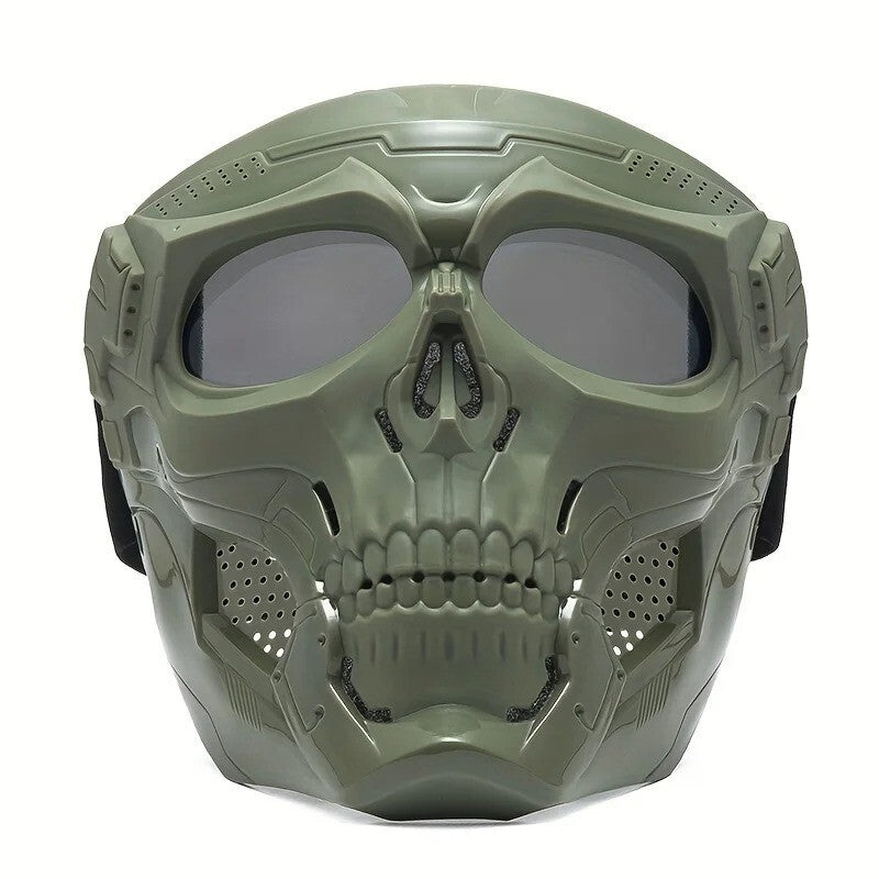 Motorcycle Skull Mask Wind Goggles Outdoor Sports Riding Glasses