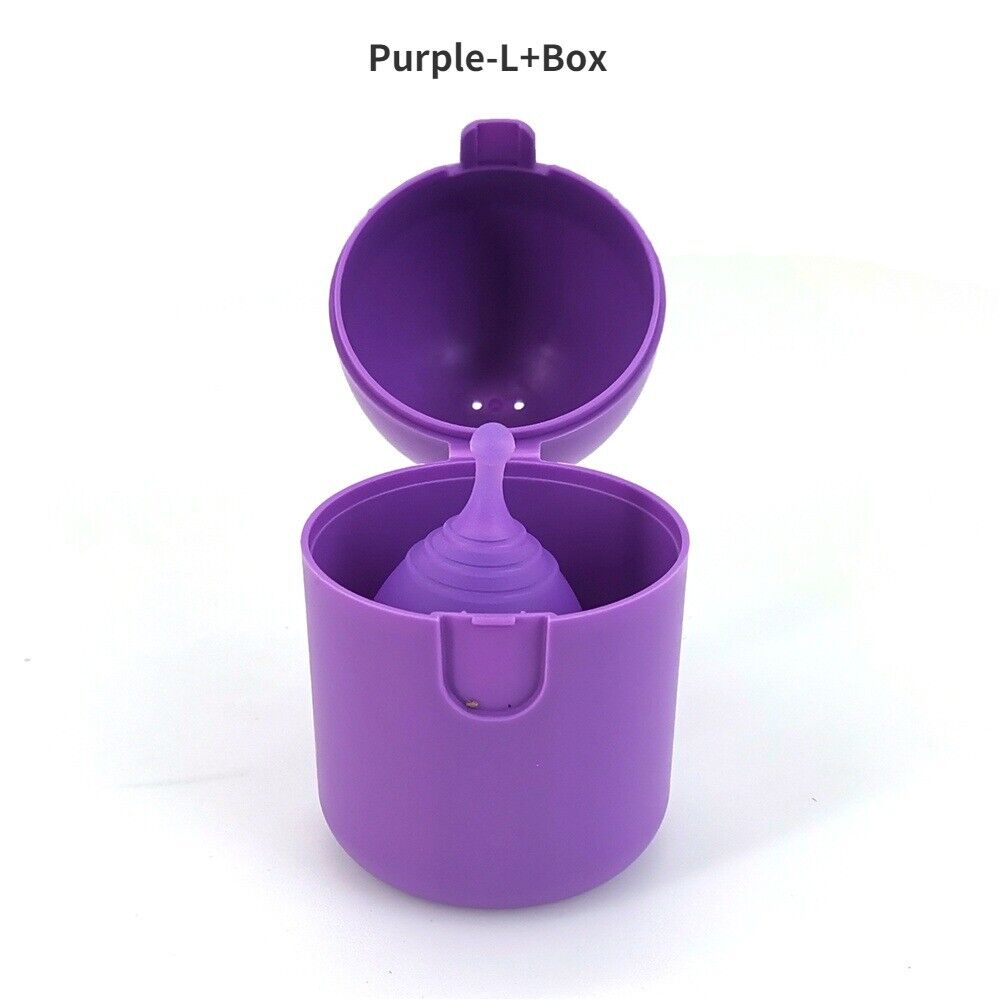 Menstrual Period Cup with Storage Case Portable Women Period Cup