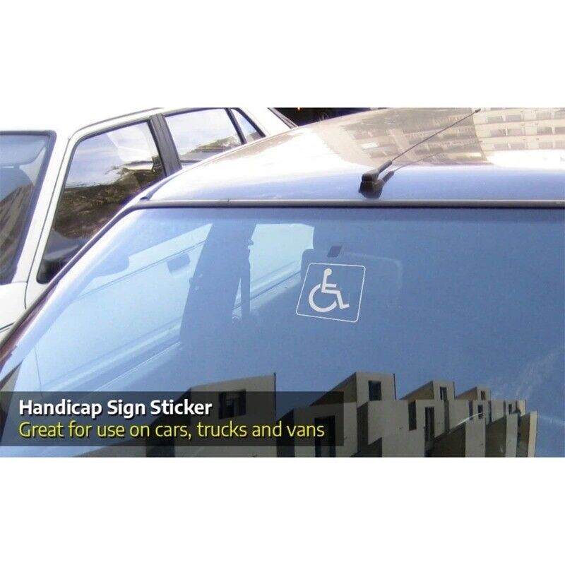 1x Car Window Bumper Disabled Badge Sticker Decal Adhesive Auto Sticker Decal