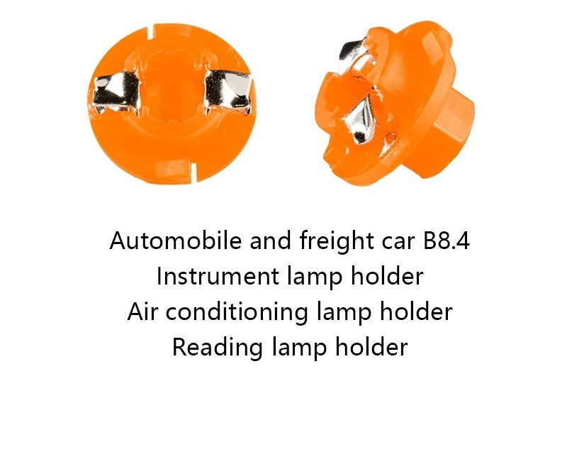 10x Signal Lamp B8.4D Twist Socket Instrument Panel Cluster Socket Lamp Holders