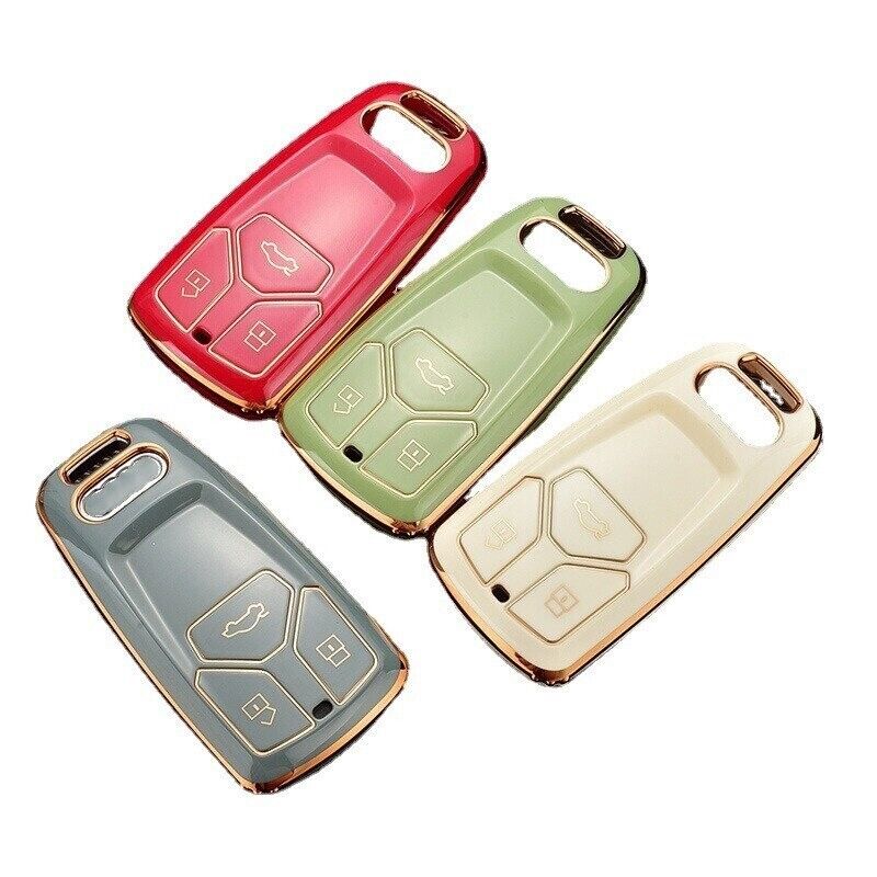 Remote Key Fob Cover Case Audi A4 B9 A5 A6 8S 8W Q5 Q7 4M S4 S5 S7 TT TTS RS 