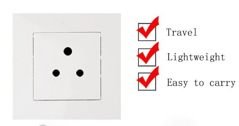 Universal Travel Adapter 3 Pin UK EU US AU to South Africa India Nepal