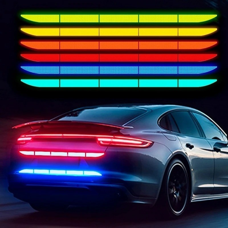 Car Sticker Reflective Warning Safety Tape Anti Collision Reflective Sticker
