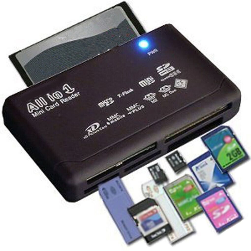 SD Card Reader All In One for TF CF SD Mini SD SDHC MMC MS XD