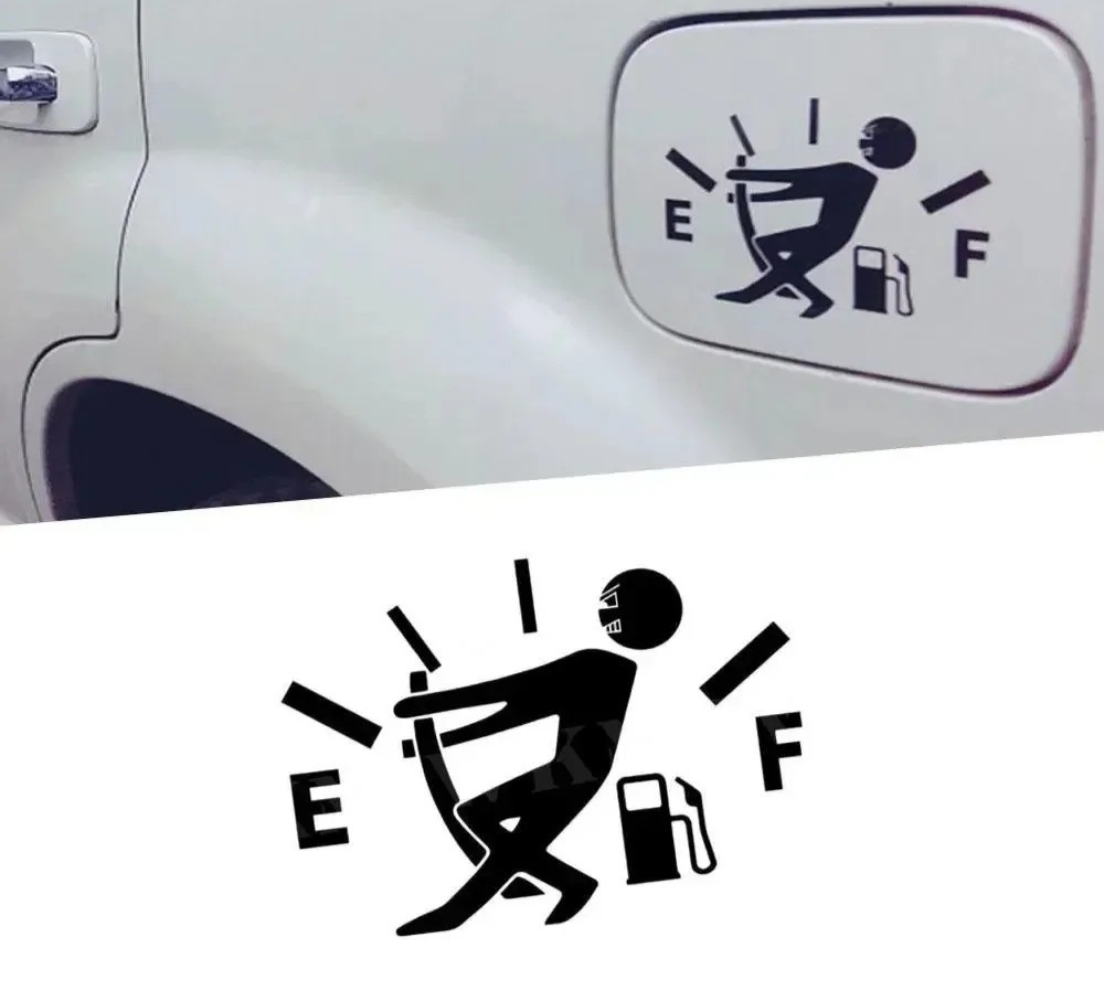 Car Sticker Pull Fuel Tank Pointer Reflective Vinyl Sticker