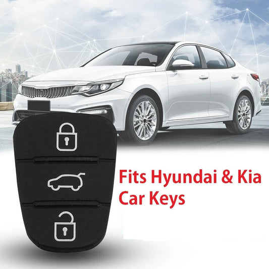 3 BUTTON HYUNDAI KEY FOB RUBBER PAD INSERT REPAIR FOR i10 i20 i30 ix35 REMOTE