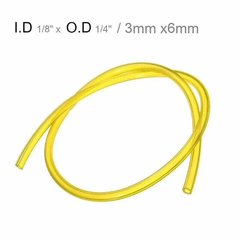 1x 1m Petrol Fuel Pipe Line Hose for Trimmers Trimmer Chainsaws Saw Blower