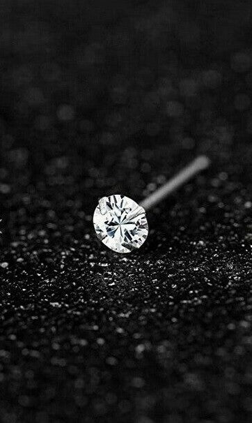 Silver Nose Stud Nose Piercing Stud 925 Sterling Silver 3 mm