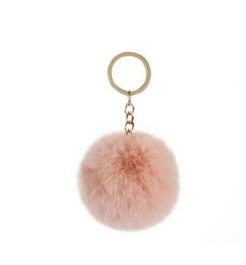 Soft Keychain Faux Rabbit Fluffy Fur Pom Handbag Pendant (16 Colours)