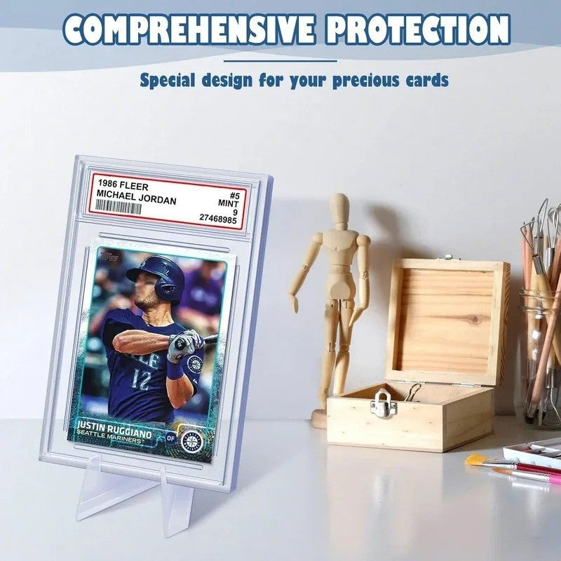 1x Graded Cards Protector Card Holder Trading Cards Hard Plastic Clear Case