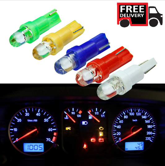 T5 286 12V LED DASHBOARD WEDGE GAUGE INSTRUMENT LIGHT BULB