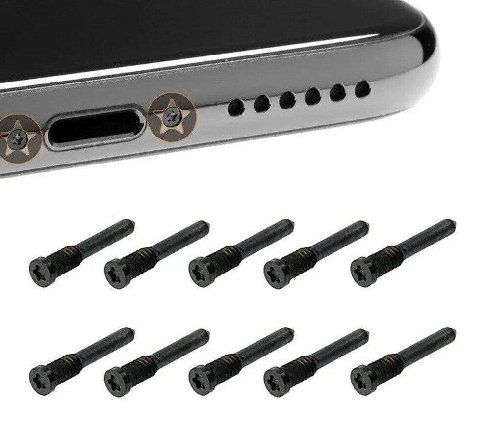 10x Apple iPhone Bottom Screws for iPhone X 11 12 13 Mini 14