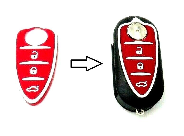 3 Button Remote Key Fob Rubber Pad Replacement Repair for Alfa Romeo