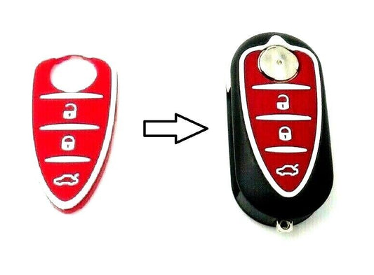 3 Button Remote Key Fob Rubber Pad Replacement Repair for Alfa Romeo