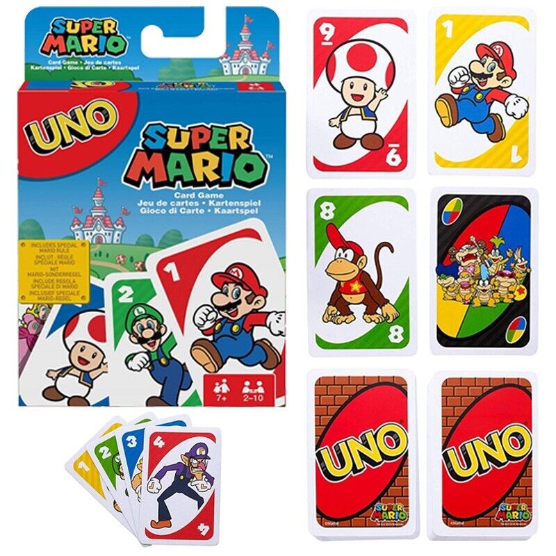  Super Mario Card Game Family Kids Card Game Birthday Present Gift Fun