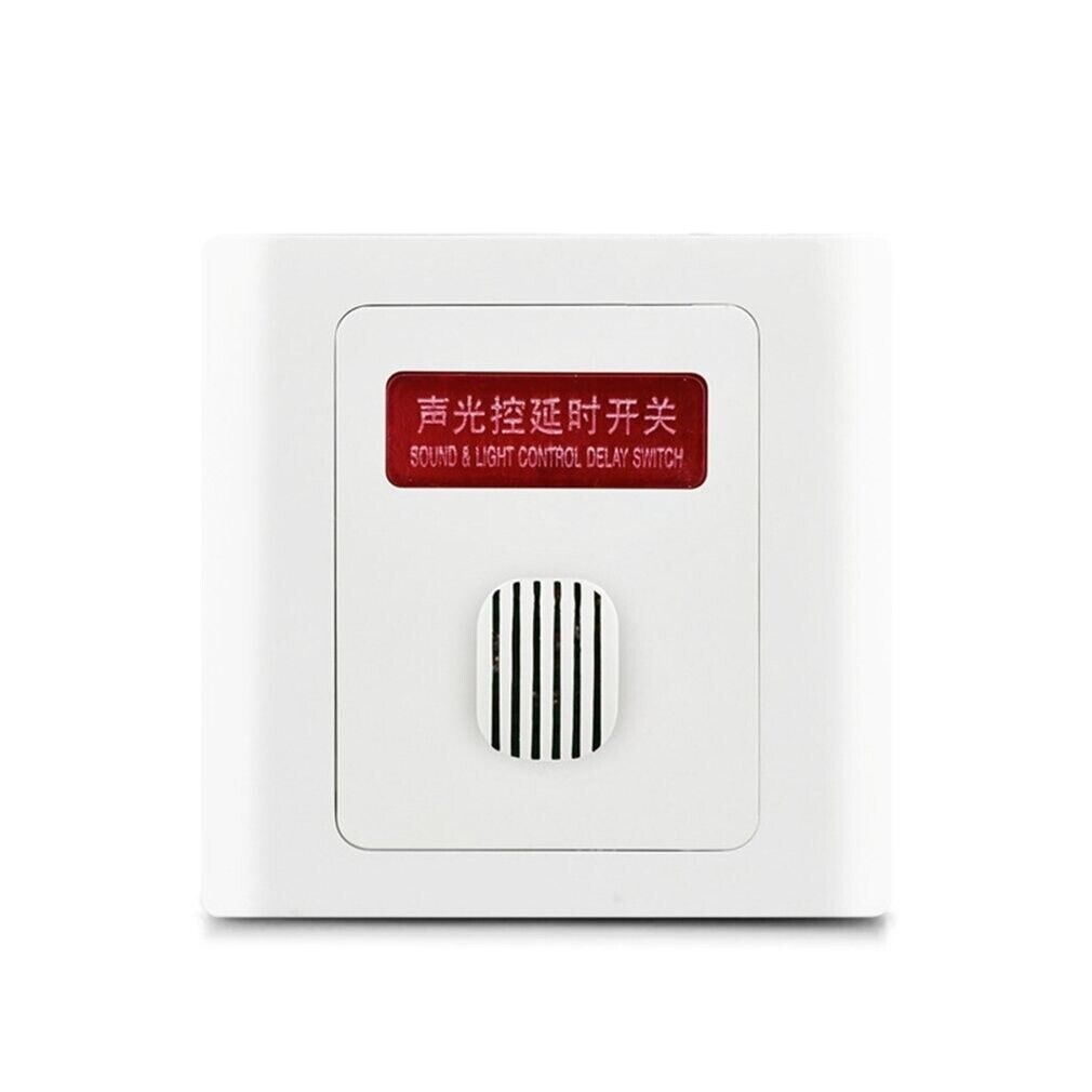 Light Switch Voice Sensor Sound Controller Wall Mounted Intelligent Auto On Off