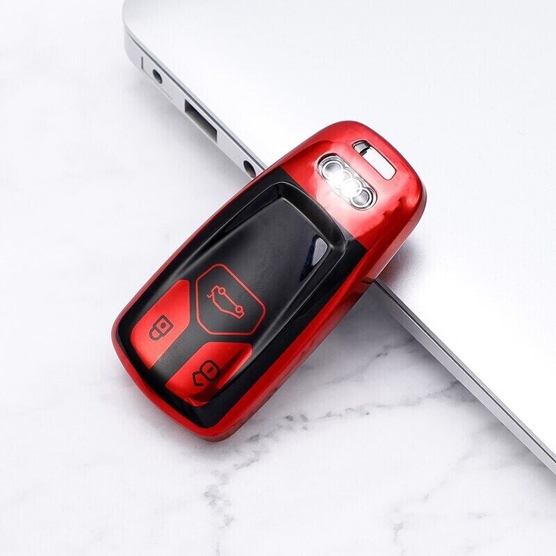 Car Remote Key Fob Case Cover Audi A4 B9 A5 A6 8S 8W Q5 Q7 4M S4 S5 S7 TT TTS