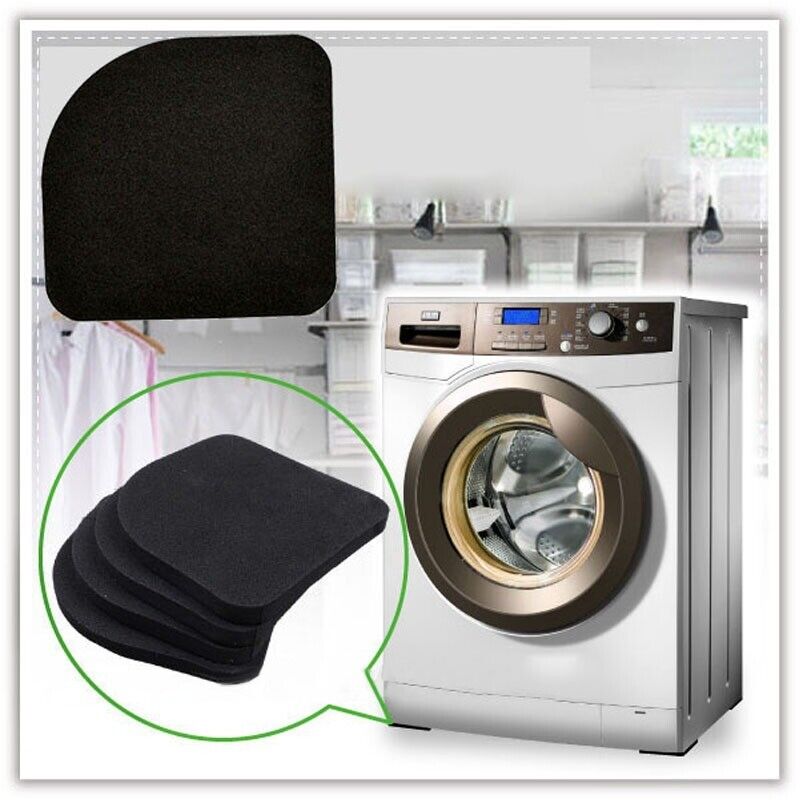 4x Washing Machine Anti Vibration Pads Shock Proof Non Slip Foot Feet Mats