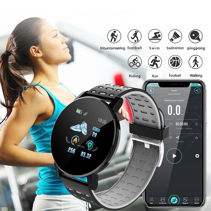 Multi Functional Fitness Smartwatch Android Smart Wristband Bluetooth Bracelet