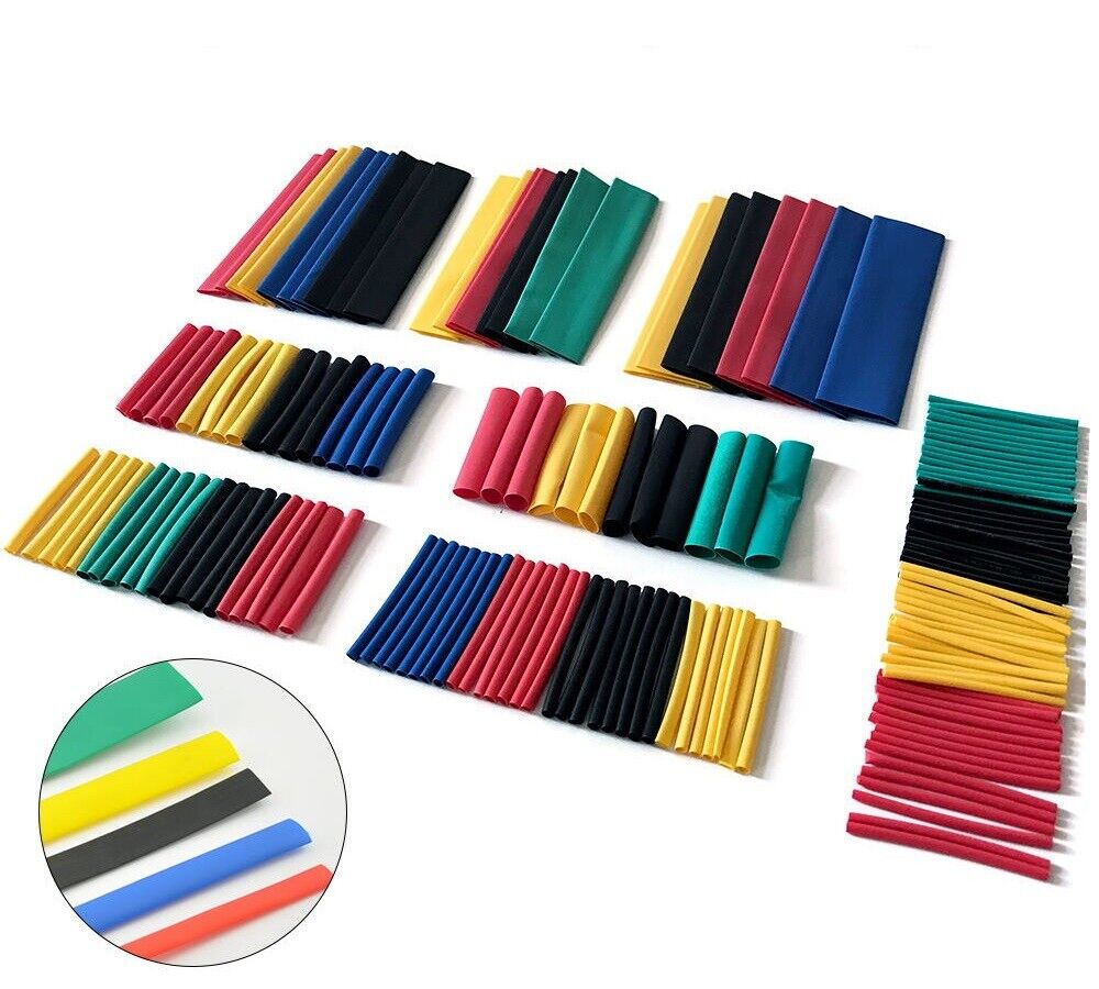 Polyolefin Heat Shrink Tubing Cable Tube Sleeve Kit Wire Wrap Cable Repair