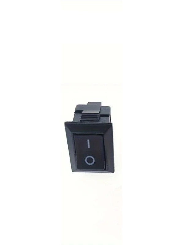 1x Mini Rocker Switch SPST Black and Red Snap in Switch Button AC 250V 3A / 12
