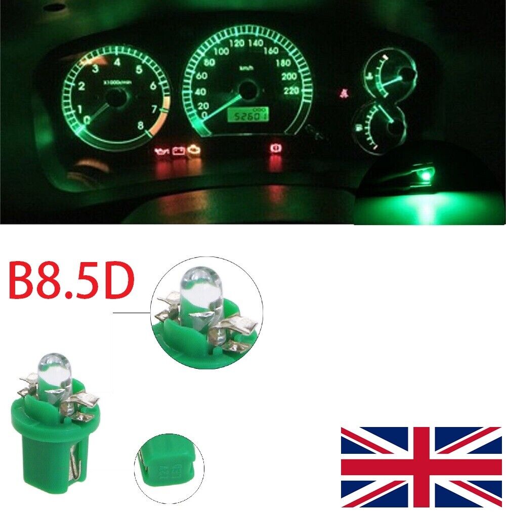 T5 B8.5D 5050 SMD LED Lamp 12V Auto Car Instrument Dashboard Light Bulb Green