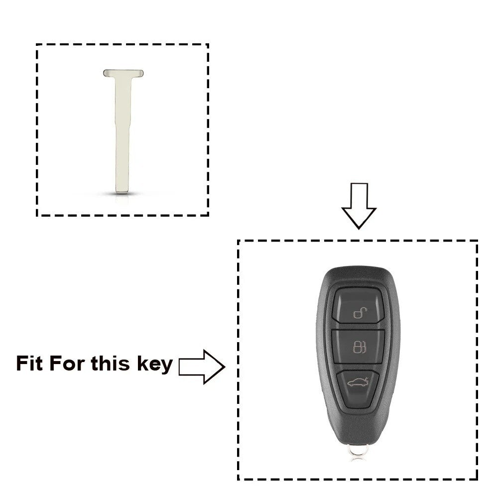 Blank Key Blade Smart Prox Key Insert fits Ford Edge Explorer F150 Fusion