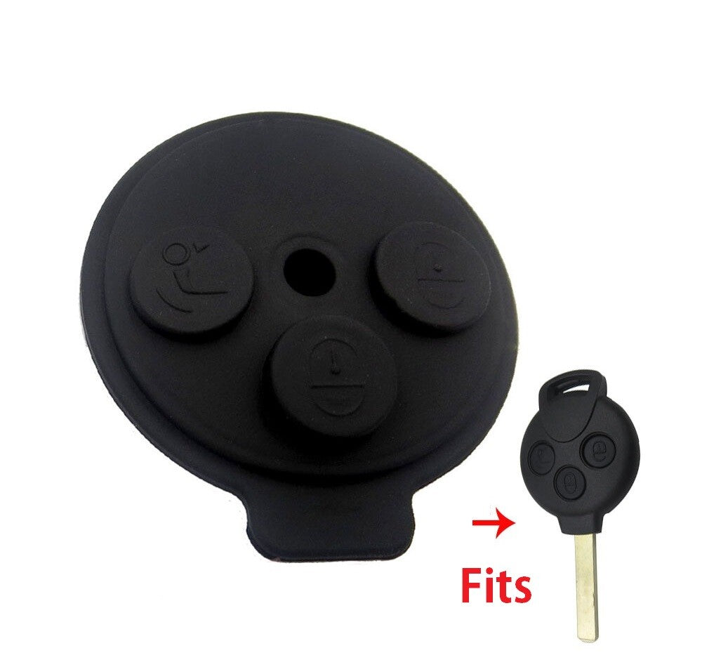 Remote Key Fob Rubber Pad Replacement Insert for Mercedes Smart Forfour Fortwo