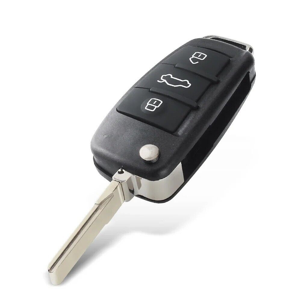 Car Flip Key Shell for Audi A2 A3 A4 A6 A6L A8 Q7 TT