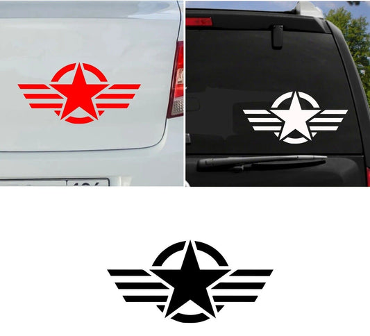 Car Sticker US Army Military Car Van Motorcycle Vinyl Decal 20cm x 10cm