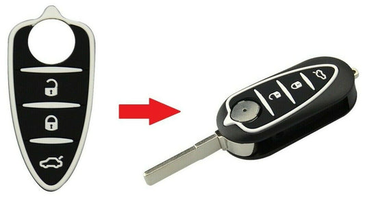 3 Button Remote Key Fob Rubber Pad for Alfa Romeo GTO 159 Mito Giulietta