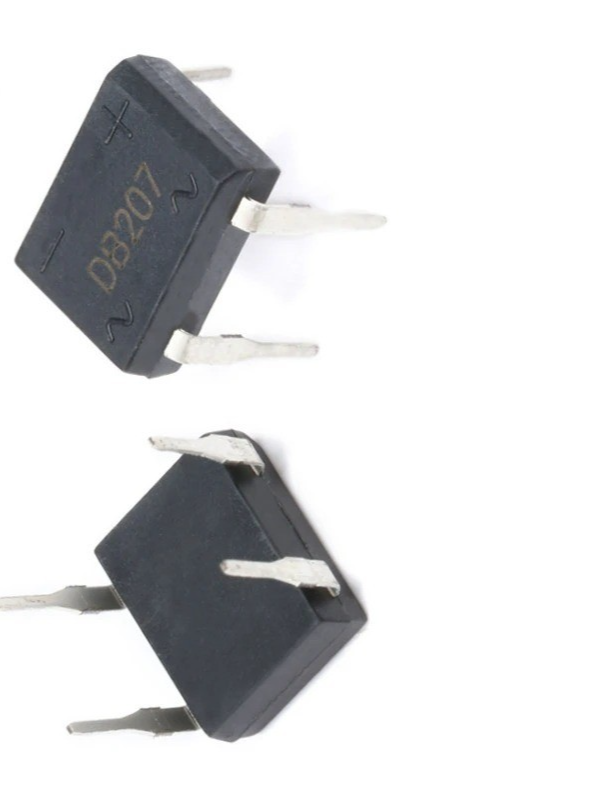 1x DB207 Bridge Rectifier DIP4 1000V 2A DB207S Power Diode Rectifiers Electronic